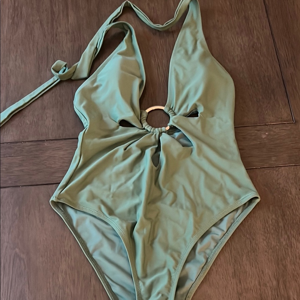 Cupshe Green One Piece Swimsuit